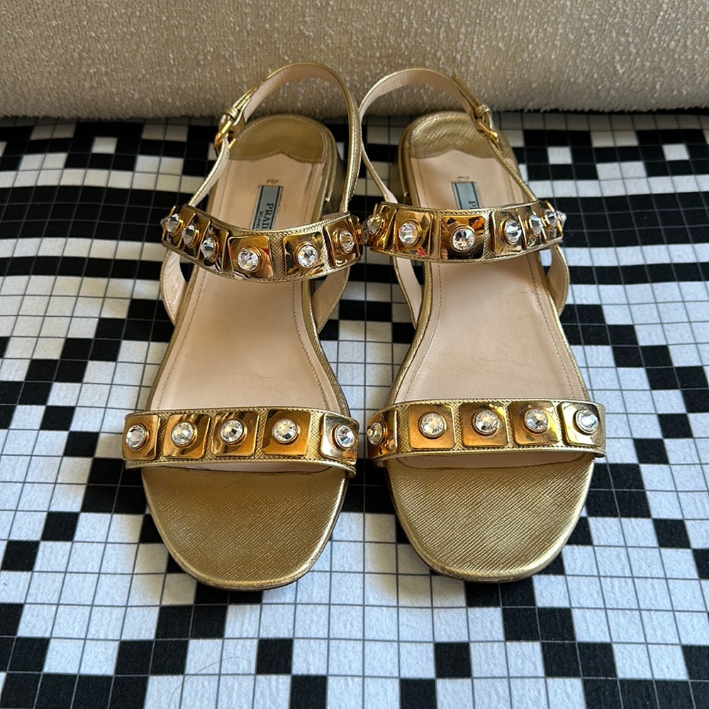 Authentic prada sandals size 39